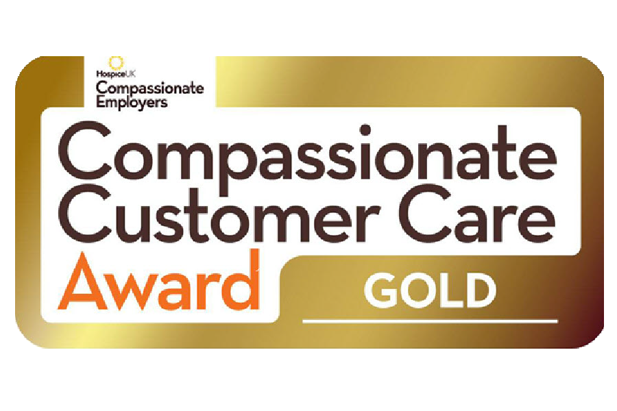 Hospice UK Gold Compassionate Customer Care Award