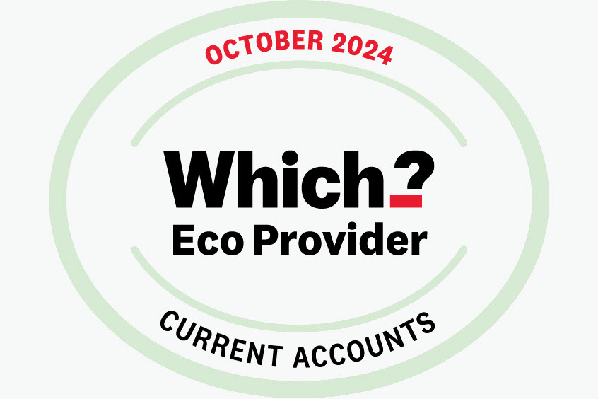 Which? Eco Provider logo - Current Accounts - October 2024