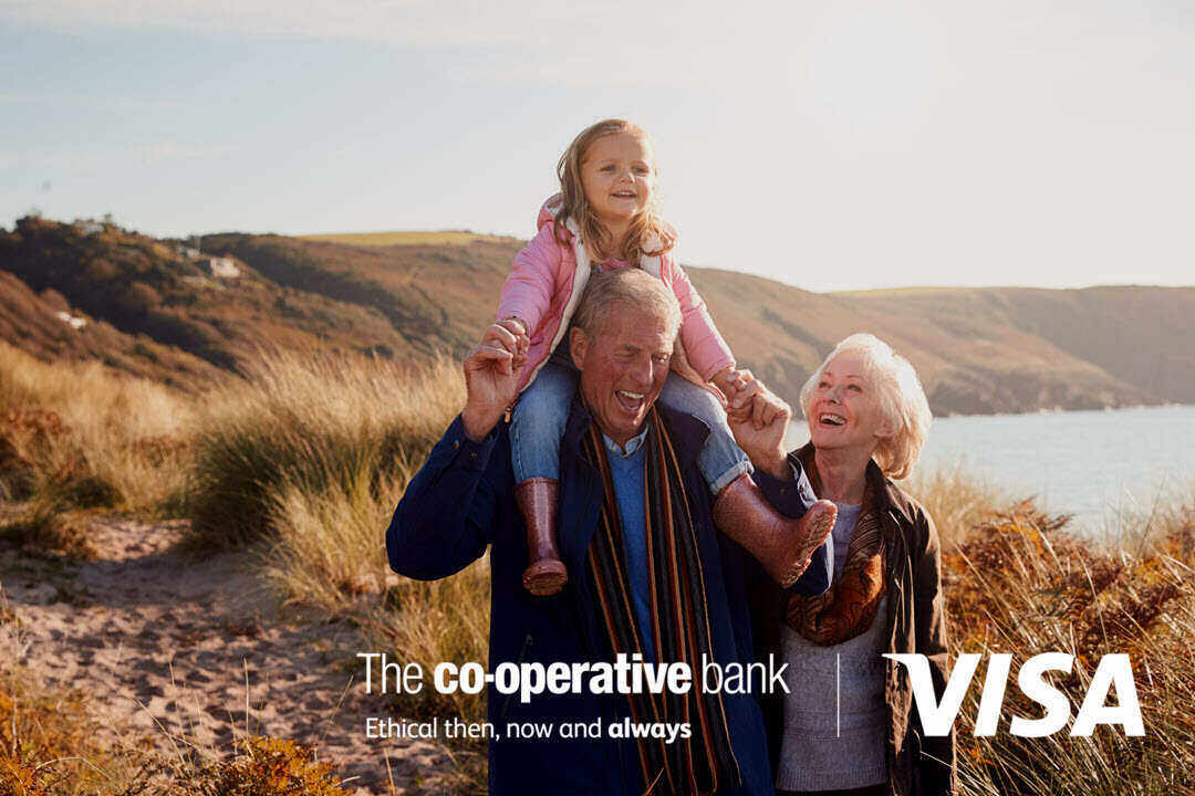 The Co-operative Bank logo | VISA logo